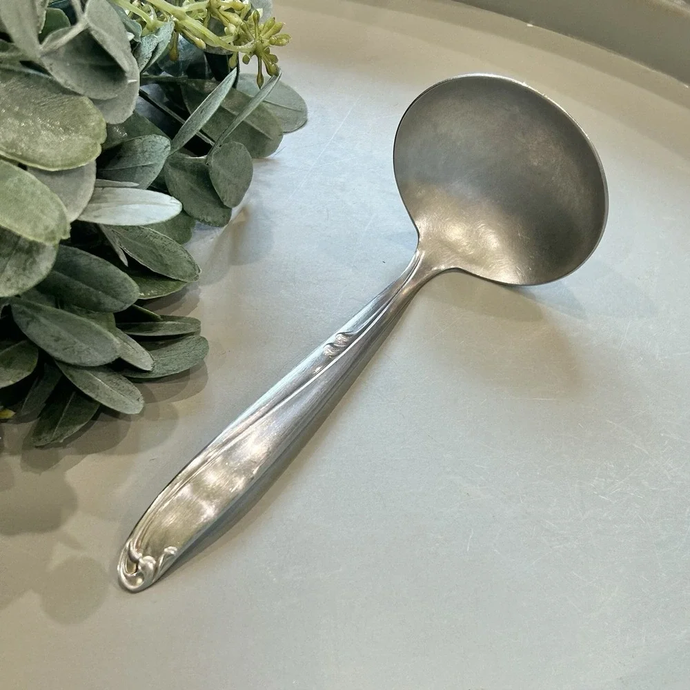 Simeon l George H‎ Rogers Company Vintage Stainless Ladle Spoon